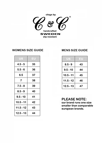 C&C Sweden Classic Open Back Nursing Clogs For Women (Party In Paradise, 7) #TOP2