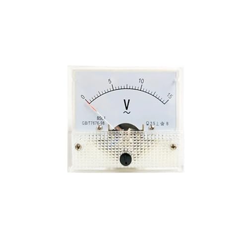 85L1 AC Analog Panel Voltmeter Dial Voltage Gauge Pointer Meter 15V 30V 50V 100V 250V 450V 1000V(200V)