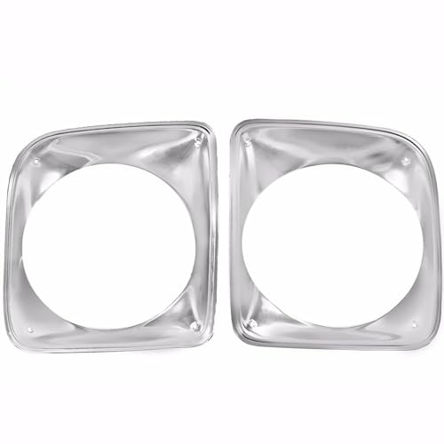 Lmrysalque for C10 Pickup 67-68 for C20 Pickup 67-68 for C30 Pickup 67-68 for K10 Pickup 67-68 for K20 Pickup 67-68 for K30 Pickup 68 PU Truck Headlight Bezels Pair Right & Left Side 2pcs
