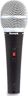 Numark WM200 - Handheld Dynamic Microphone Engineered for DJ Live Performance with Mounting Clip, 20 ft Shielded Cable and Hard, Foam-Lined Carry Case