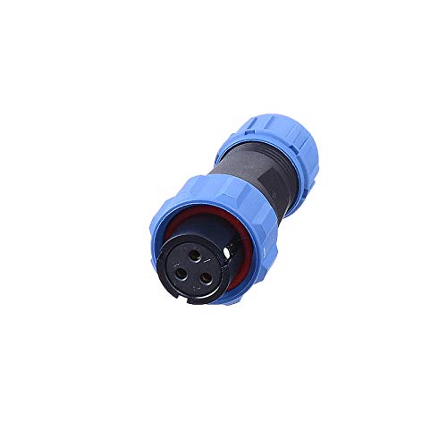 Conector Aviación SP13 Macho + Hembra 3 Pines IP68 miniatura 3