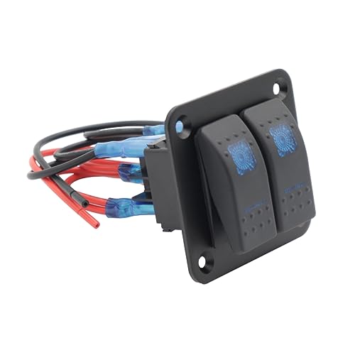 SWOOMEY 1set Dual Control Panel for Automotive and Use Safe Easy Installation Overload for Rvs Boats Suvs and Motorcycles Versatile Position