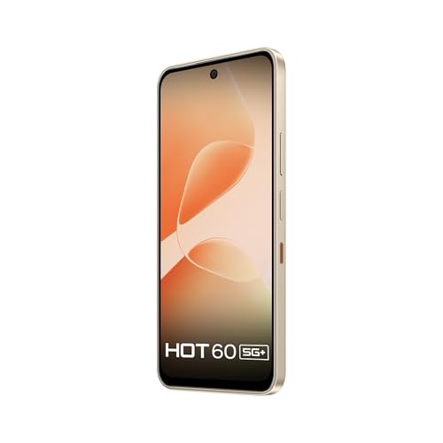 Image of Infinix HOT 60 5G+ (Caramel Glow, 6GB RAM, 128GB Storage) | 90FPS Gaming | 500K+AnTuTu Score | One-Tap AI Button | Infinix AI