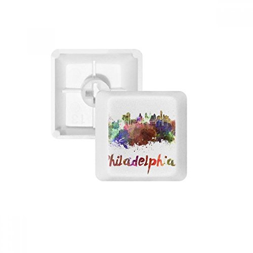 Keycaps PBT Philadelphia pour clavier mécanique blanc OEM R3 sans marquage