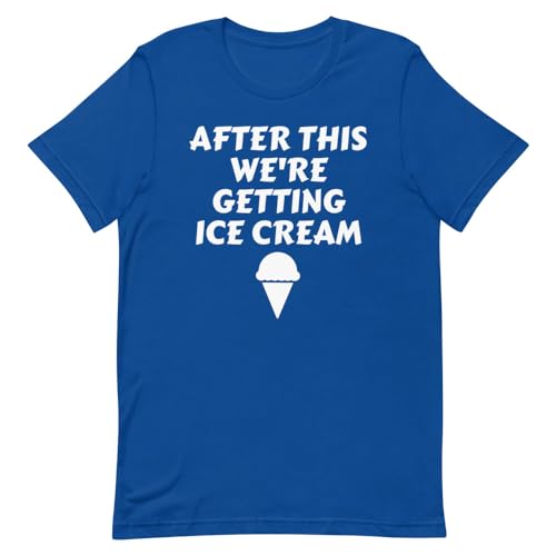 Glace après le fitness t-shirt humour pour sportifs gourmands