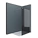 Produktbild Sogood Luxus Duschwand Duschabtrennung Bremen2VG 140x200 Walk-In Dusche mit Stabilisator aus Echtglas 10mm ESG-Sicherheitsglas Klarglas inkl. Nanobeschichtung