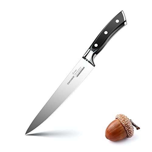 Comparison: Best Blade Angle For Kitchen Knives 5 OAKSWARE 5.5-Inch Kitchen Utility Knife, German Stainless Steel, Full Tang, Paring Knife Kitchen Knife Chef Knife for Cutting, Peeling, Slicing Fruit, Vegetables, Bread and Meat