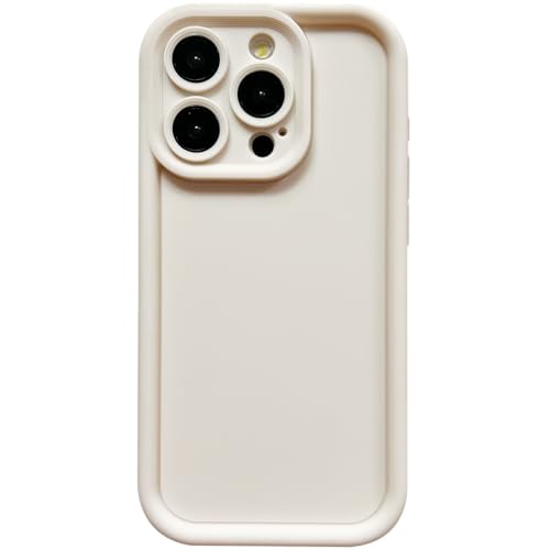 Image of Puxicu Slim Case for iPhone 13 Pro, Enhanced Camera Protection, Shockproof Skin-Friendly Touch Soft Case Cover for iPhone 13 Pro Phone 6.1 inch, White