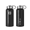 IRON °FLASK Sports Water Bottle - 32 Oz 3 Lids (Straw Lid), Leak Proof - Stainless Steel Gym & Sport Bottles for Men, Women & Kids - Double Walled, Insulated Thermos, Metal Canteen