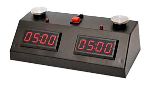 Pendule échecs électronique ZMF-II horloge digitale rouge pour tournoi de jeu