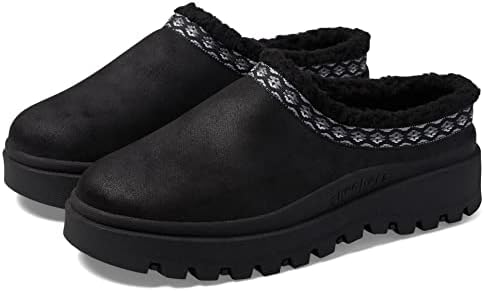 Skechers Women's SHINDIGS-Comfy Hour Mule, Black/Black, 5.5 | Image 3