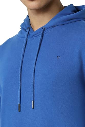 Image of Van Heusen Men's Hooded Neckline Full Sleeve Premium Cotton Blend Sweatshirt for Men | Effortless Styling | Comfort Wear