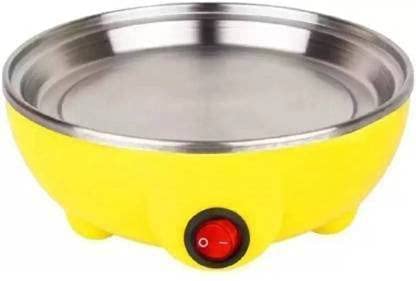 Image of Mini Electric Egg Boiler & Poacher - 7 Egg Steamer Machine for Perfect Boiled & Poached Eggs | Compact, Fast & Convenient Kitchen Appliance (Multicolour, Plastic)