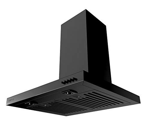 Carysil Star Gaze Black 60 cm 1000m3/h Wall Mounted Chimney (Baffle Filter)
