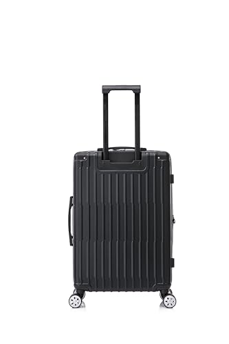Rockland 3 Set, 2-Piece Hardside Spinner Wheel Upright Luggages with Tote, Black4