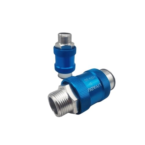Válvula de control de flujo neumática HSV-15 G1/2 tipo calabaza, conector manual, 5 uds