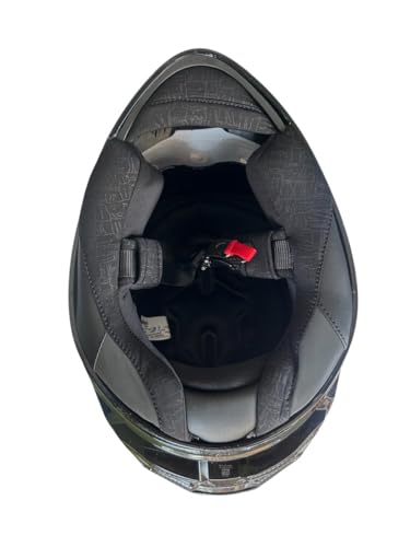 Image of Steelbird SBA 11 Tornado Full Face Helmet, Dual Visor, Glossy Signature Black with Extra Free Smoke Visor (600 MM (L))