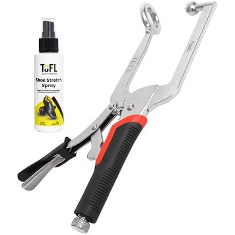 TOFL Shoe Stretcher Set: Includes Ball and Ring Shoe Stretcher and Shoe Stretch Spray for Targeted Stretching Cover