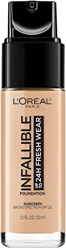 L’oréal Paris Infallible 24 Hour Fresh Wear Foundation, Lightweight, Natural Rose, 1 Oz. #TOP1