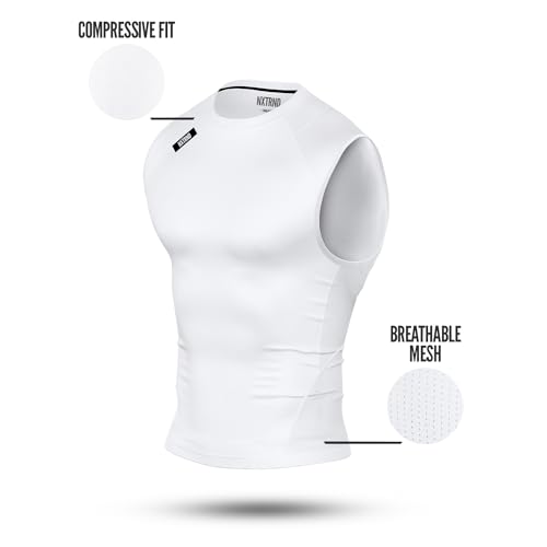 Nxtrnd Men's Compression Tank Top, Sleeveless Compression Shirt2