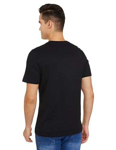 Image of Marks & Spencer Mens Printed Cotton Crew Neck Regular Fit T-Shirt