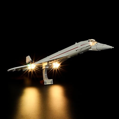 LED Lighting Kit for Lego Concorde Model - Compatible with Lego Blocks - Model Set not Included