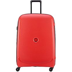 Maletas Delsey Precio DELSEY PARIS BELMONT Plus, Maleta grande rígida extensible, 76 x 52 x 34 cm, 110 litros, XL, Naranja mandarina