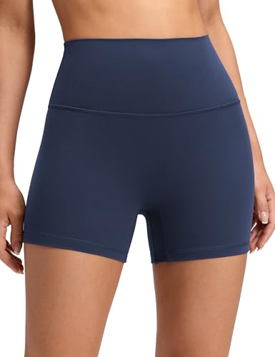 Image of CRZ YOGA No Front Seam Biker Shorts 4 inch | Butterluxe, Extremely Soft, Gentle Compression, Yoga, High Waisted, for Women