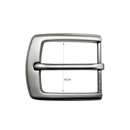 Hebilla de cinturón de repuesto rectangular multicolor en metal para trajes de negocios 7