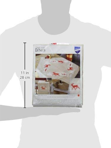 Vervaco Tablecloth Norwegian Winter, Cotton Blend, Assorted, 31 x 6.5 x 37 cm - Image 4