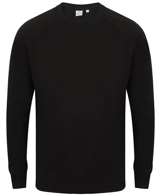 Sweatshirt COOZO Noir pull taille 2XL vêtement chaud coupe ajustée unisexe