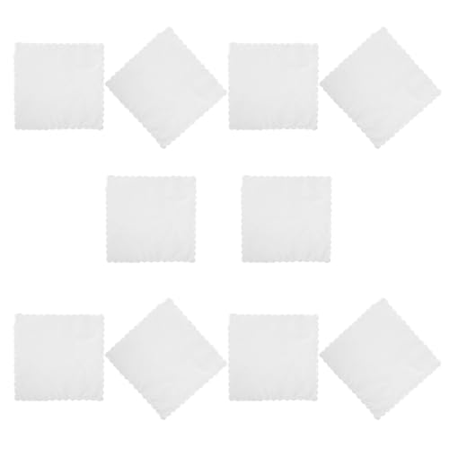 WESIEVYA Pañuelos Absorbentes de Algodón 10 Piezas 30 CM Lavables para Profesores y Uso en Oficina
