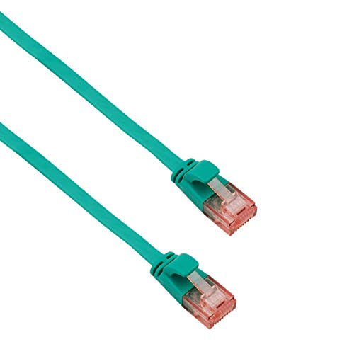 Helos Ultra Slim Patch Cable U/UTP Cat 6 Green 20 m