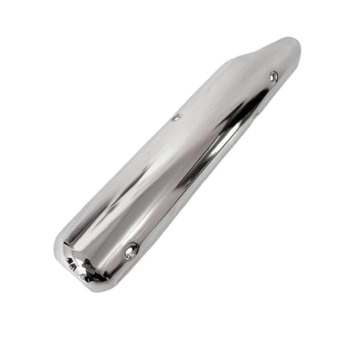 Image of EAZ Silencer Plate Cover for Royal Enfield Classic Standard Electra (Chrome, BS6)