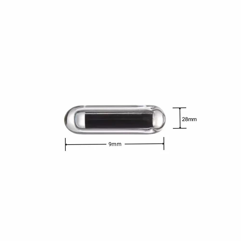 Barra di agitazione, Barre di agitazione magnetiche Rotore rotante a forma cilindro 9x28 mm Confezione da 2 apparecchiature laboratorio