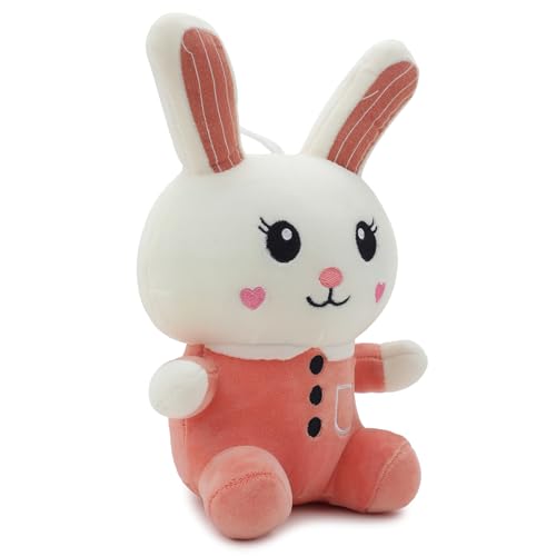 Image of Soft Pink Pocket RabbiTPlush Toy for Kids Stuffed Soft Toy with Cute Hug-Friendly Plush for Babies, Toddlers & Children Safe, Lightweight & Easy to Clean (35CM)