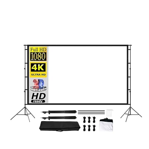 Pantalla para proyector exterior con trípode plegable 100 pulg