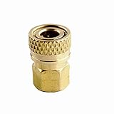 Flylock Universal 8mm 1/8' BSPP Female Thread Female Quick-Disconnect Copper Plug Adapter PCP Paintball Charging Fittings Plug