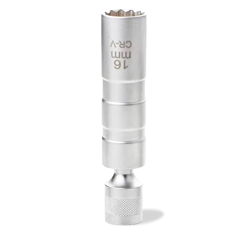 KOSHA Magnetic Spark Plug Socket Set for Installing and Removing Spark Plugs (16mm/ Short)