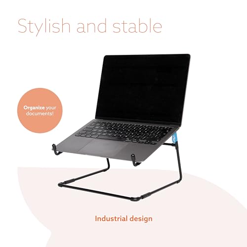 Base ergonómica para portátil R-Go Office acero negro miniatura 5