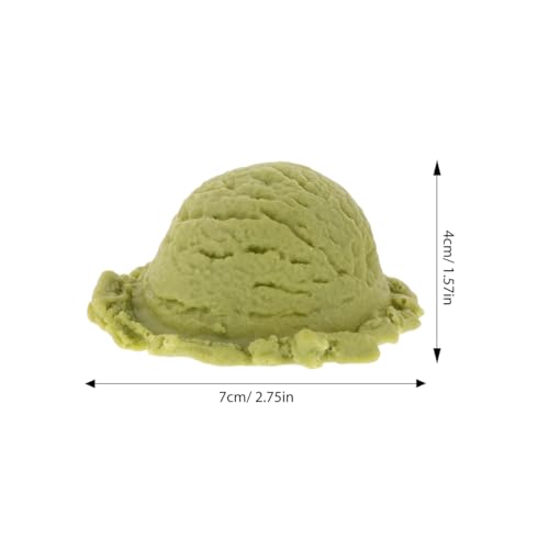 Boule de glace artificielle en chocolat Totority pour décoration - 7