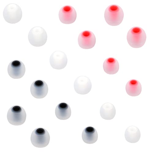 Image of Earbud Silicone Ear Tips Replacement Earbuds Gels for Popular In-Ear Headphones Other Inner Hole 3.8mm - 5.1mm 9 Pairs S /M /L