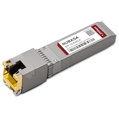 Image of 1.25G SFP to RJ45 Adapter | 1000BASE-T Copper SFP Module Transceiver | 1000 /100 /10M Auto-Sensing | Low Power <1W | Up to 100m with Cat5e Cable