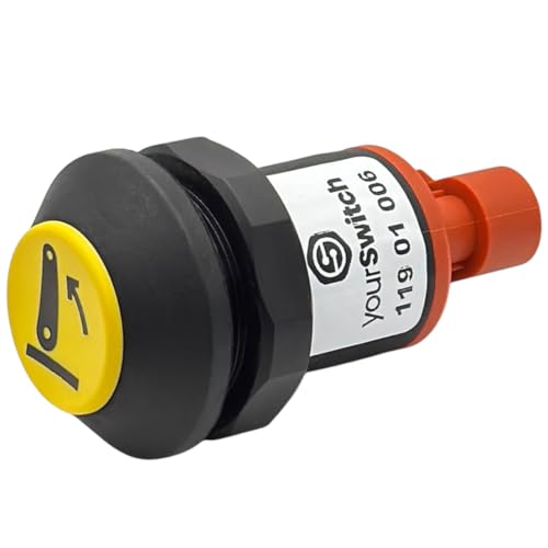yourSwitch 119 01 006 Pulsador 'Levantar' compatible con Massey Ferguson 3714137M1