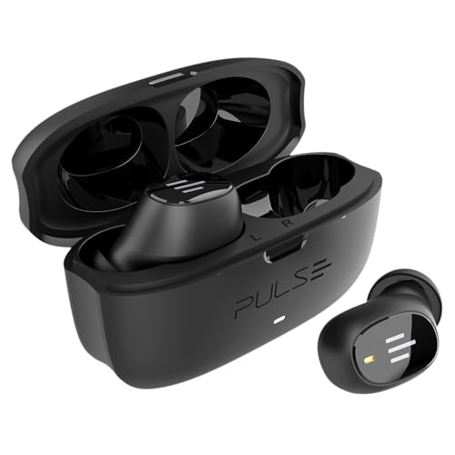 Fone de Ouvido Sem Fio TWS Pulse WB300, Bluetooth 5.4 Rápida Conexão, Com Microfone e Até 24hrs de Bateria, Preto - PH436