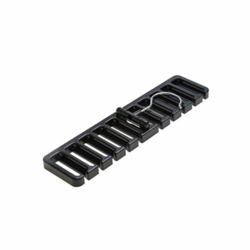 Perchero de Corbatas y Cinturones, Porta Corbatas y Cinturones, Gancho para Corbatas y Cinturones, Colgador de Cinturones, Organizador de Corbatas, Cinturones, pañuelos, Bufandas, Negro