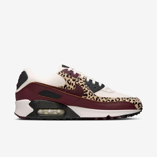 Nike Air Max 90 Women's Shoes (Sail/Black/Burgundy Crush)3
