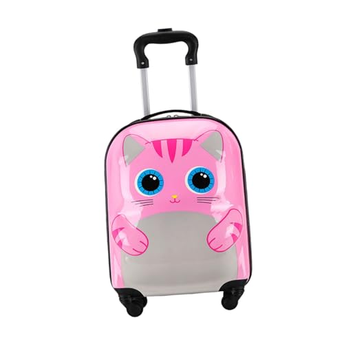 jojomis 18 Inch Kids Luggage Carry On with 4 Wheels Lightweight Hardside Suitcase Adjustable Handle Travel Luggage for Children4