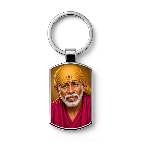 Image of Premium Printed Metal Keychain for Men & Women | High-Definition Artwork Print | Durable Key Ring for Car, Bike, Home & Office Keys | Stylish Decorative Key Holder Gift