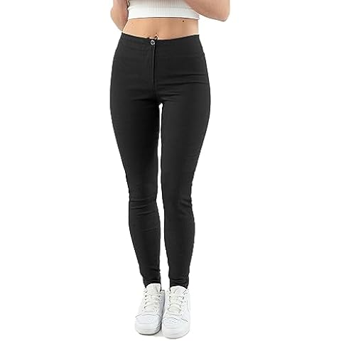 URBAN STITCH High Waisted Skinny Trousers Cover